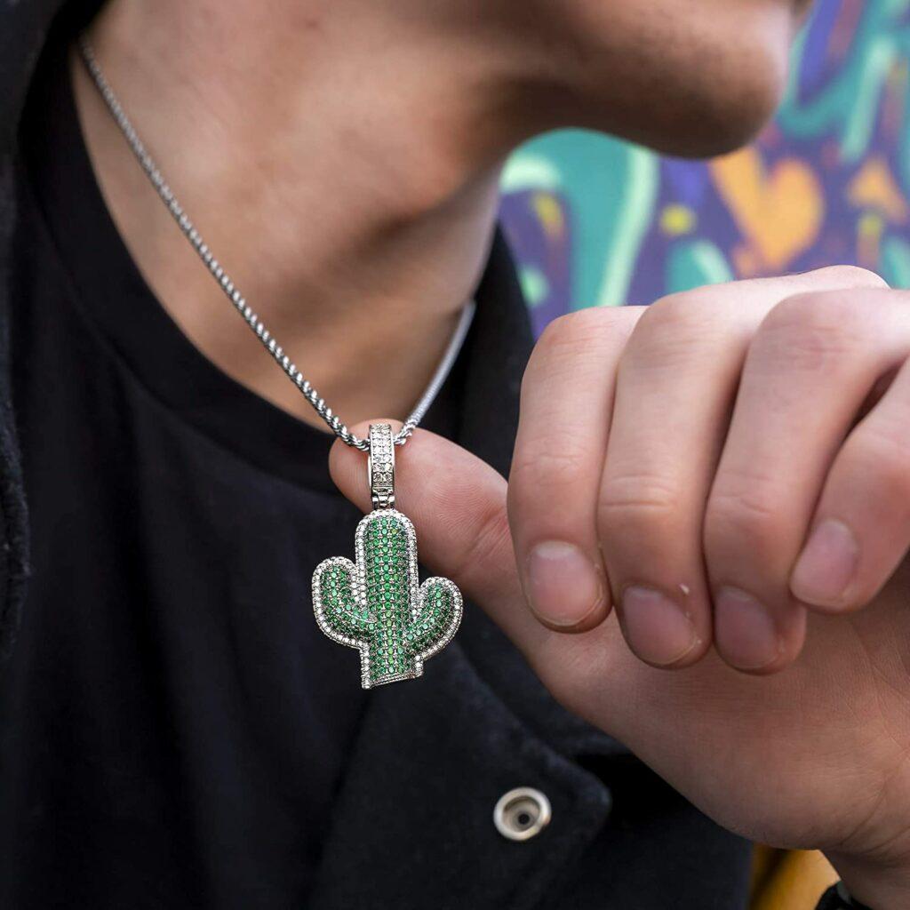 תליון קקטוס כסף