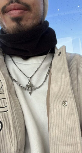 תליון מלאך כסף photo review