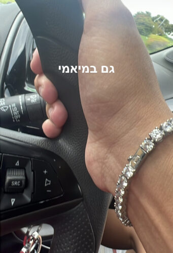 צמיד טניס דק כסף photo review