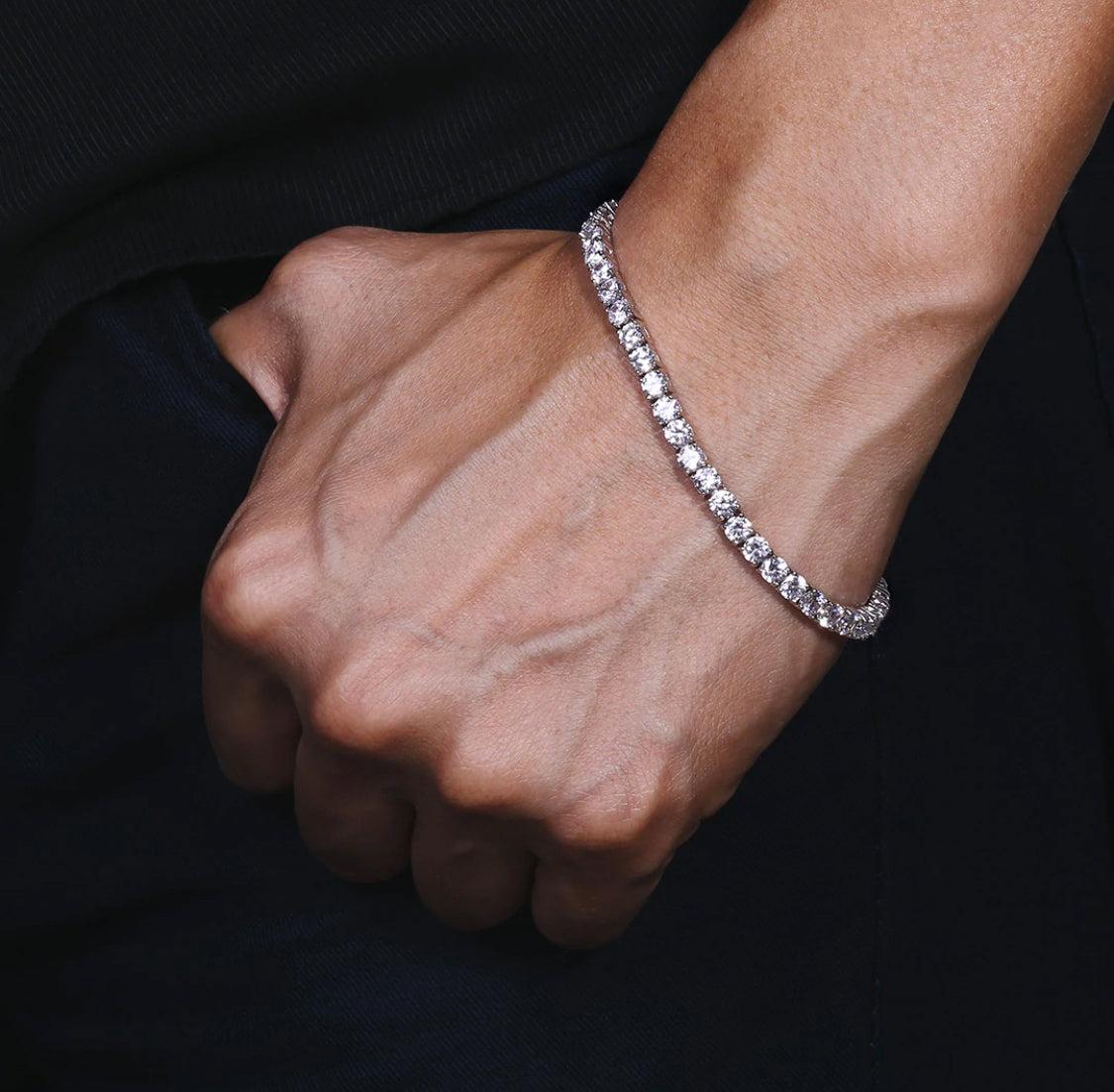 צמיד טניס קלאסי כסף