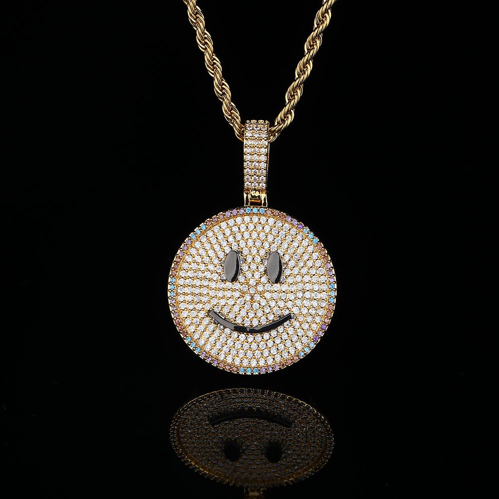 תליון סמיילי אייס זהב