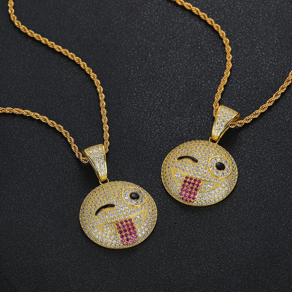 תליון אימוג'י קורץ זהב