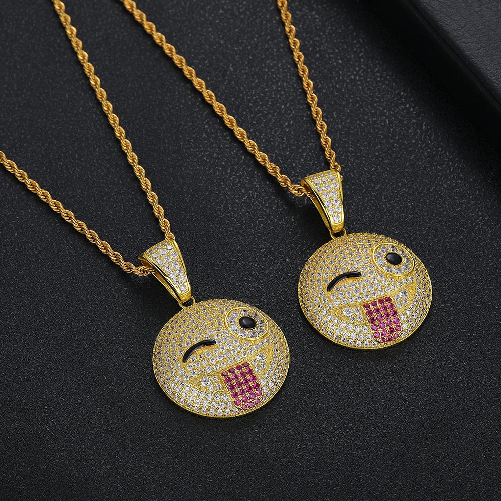 תליון אימוג'י קורץ זהב