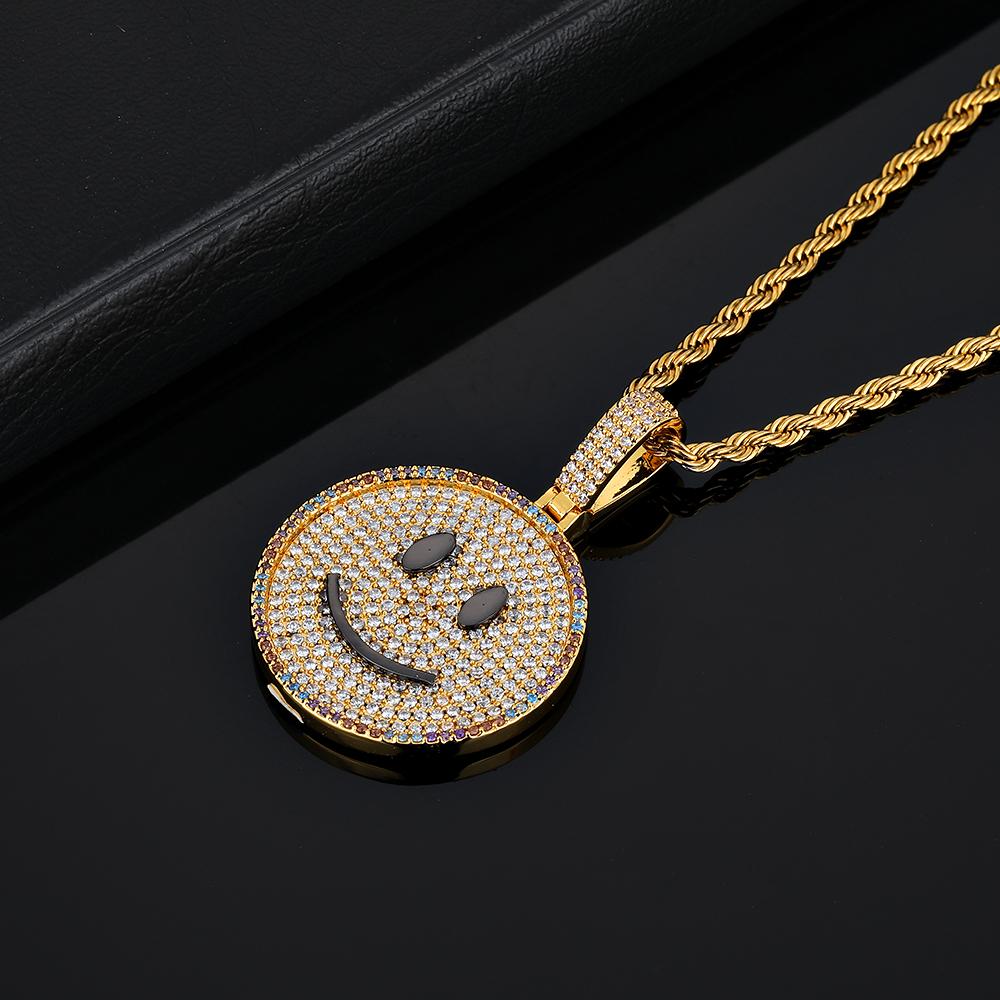 תליון סמיילי אייס זהב