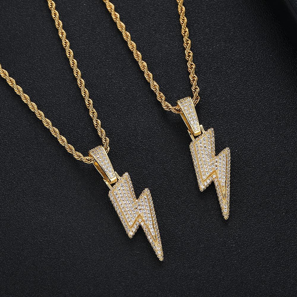 תליון אימוגי ברק זהב