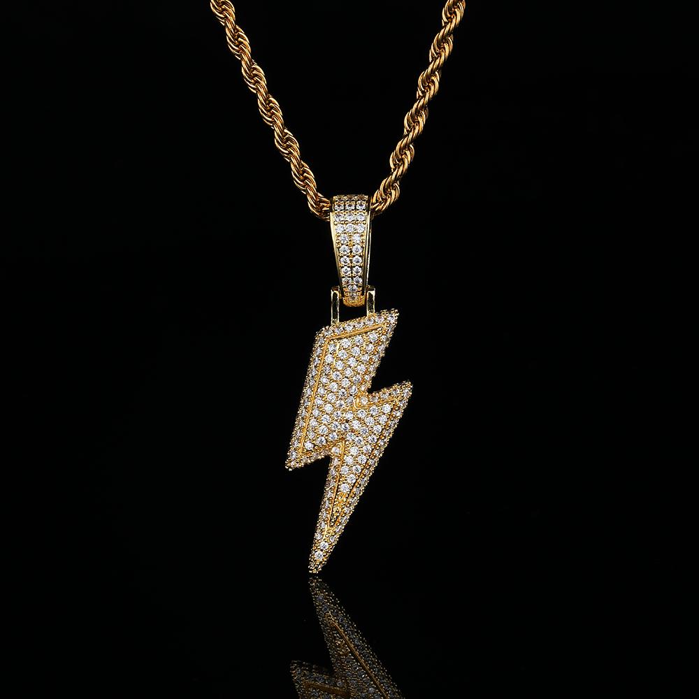 תליון אימוגי ברק זהב