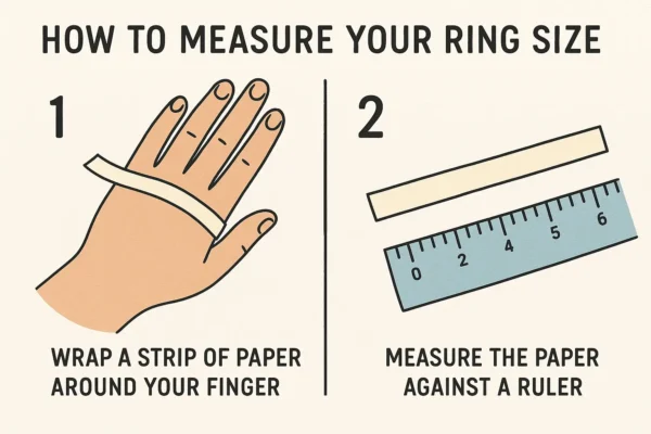איך למדוד מידת טבעת בצורה מדויקת